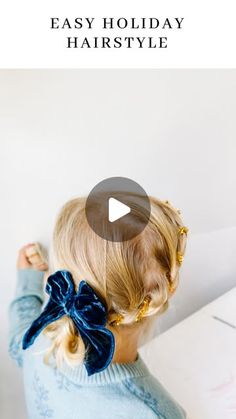 Lauren Reed on Instagram: "✨Easy Holiday Hairstyle✨ This is truly one of the EASIEST hairstyles, and it’s especially good for toddlers or someone with shorter hair. I feel like toddler hair can be really hard to style because it is so fine, short, and layered. It’s especially hard finding a hairstyle that looks cute and will actually stay put all day long. This hairstyle is super easy (it only took me 2 minutes to do) and the pipe cleaner helps to hold it in place all day long.

To answer a few questions I’ve gotten about this hairstyle before:
-It didn’t tangle in my daughters hair at all, just be sure that when you take it out, you start unwrapping from the bottom up (reverse order) and be sure to take it out before bed.

-My daughter said it wasn’t itchy! So if you are worried about it, Set Hairstyles, Easiest Hairstyles, Holiday Hairstyles Easy, A Hairstyle, Baby Advice, Holiday Hairstyles, November 2, Simple Holidays, Toddler Hair