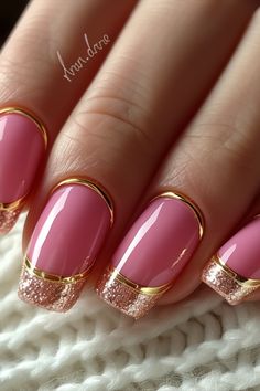 February Nails Ideas 2024 Pink February Nails, February Nails Ideas, Pink Nail Art Designs, Fancy Nail Art, Makeup Order, Art Deco Nails, Geometric Nail Art, February Nails, Fancy Nails Designs