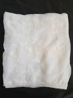 Beautiful soft white chiffon Chikankari dupatta with crochet lace to match your ethnic wear kurtas, Chikankari kurtas. color White, black Cream Lace Work Dupatta For Eid, Cream Dupatta With Lace Work For Festive Occasions, Lace Work Dupatta For Wedding, Cream Lace Work Dupatta, Cream Lace Dupatta With Lace Work, Bohemian White Saree For Eid, White Bohemian Saree For Eid, White Chikankari Embroidered Dupatta For Eid, White Chikankari Embroidery Dupatta For Eid