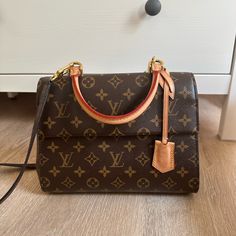 Authentic Louis Vuitton Cluny Bb. Purchased In August Of 2023 In Store. Used But Great Condition. Still Have Original Receipt, Box And Dust Bag. Didn’t Like The Original Jaquard Strap So Purchased The Bandoulire Strap Separately. Selling Cluny Bb And Bandouliere Strap Together. Lmk If You Have Any Questions! Louis Vuitton Bag Aesthetic, Louis Vuitton Cluny, Vuitton Bag, Vuitton Handbags, Authentic Louis Vuitton, Louis Vuitton Bag, Dust Bag, Bag Lady, Louis Vuitton