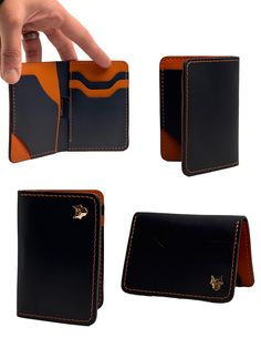 **Experience Luxury Without the Price Tag** At Saif Leather, our mission is to make luxury affordable. Our artisanal leather wallets are crafted to last a lifetime. Designed in the USA and made in Pakistan, we eliminate middlemen to keep prices low and quality high. Introducing our Vertical Wallet, a true embodiment of our mission. Made with full-grain leather, it features unique, colorful needlework on the front, sewn with durable Japanese thread for added style and resilience. - **Quick Access Pocket Access your most-used card without even opening the wallet. - **Interior Excellence Inside, you'll find impeccable leather construction with thoughtfully designed pockets. The right side has three card pockets, each capable of holding multiple cards. A pull-tab pocket fits up to four cards, Hand-stitched Bifold Card Holder For Everyday Use, Artisan Bifold Card Holder With Interior Slots, Clip Wallet, Wallet Gifts, Leather Wallets, Money Clip Wallet, Stitching Leather, Bifold Wallet, Leather Pulls