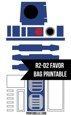 r2d2 - d2 favorite bag printable from printables com