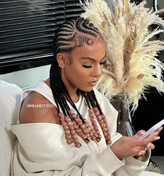 Trendy Braids For Black Women, Dc House, Alicia Keys Braids, Cornrows With Box Braids, Latest Hair Braids, Cornrows Natural Hair, Cornrows Braids For Black Women, Braids For Black, Short Box Braids Hairstyles