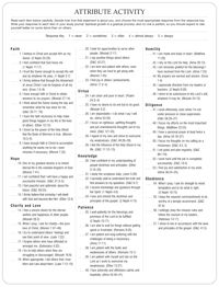 an image of a table with the words attribuit activity written in it