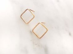 Hammered Gold Square Studs, Geometric Stud Earrings, Dainty Earring Studs, Minimalist Earrings Gold, Minimalist Square Hypoallergenic Earrings, Minimalist Hypoallergenic Square Earrings, Minimalist Square Hypoallergenic Jewelry, Minimalist Hypoallergenic Square Jewelry, Nickel-free Square Minimalist Earrings, Minimalist Square Nickel-free Earrings, Dainty Earrings Studs, Minimalist Earrings Gold, Square Stud Earrings