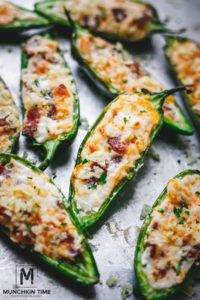 stuffed jalapenos with cheese and other toppings