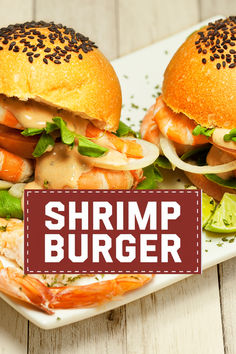 This hearty, flavorful Shrimp Burger is definitely not the neatest meal, but it’s totally worth the mess! Packed with juicy shrimp and bursting with flavor, it’s a deliciously satisfying bite—just be ready for a little bit of a challenge as you enjoy every chunky, tasty bite. Head over to the recipe and dive into this shrimp-filled goodness! Shrimp Patties, Shrimp Burgers, Shrimp Burger, Flavorful Shrimp