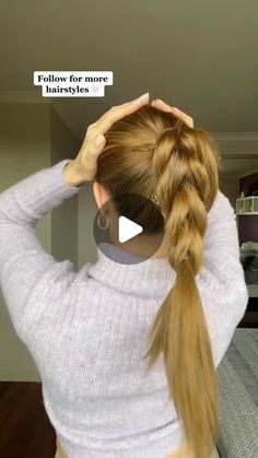 Cassie on Instagram: "If you can’t braid try this hairstyle 🤍 Follow for more hair inspo ✨

#hairstyles #hairhacks #hairtutorial #braidhairstyles #hairreels #hairtips" Hair Inspo Hairstyles, Inspo Hairstyles, Braided Hairstyles, Braids