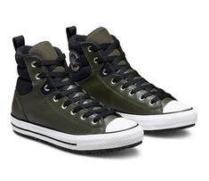 Converse Chuck Taylor All Star Berkshire Mens 9.5 Womens 11.5 Green Sneaker Boot NEW IN BOX Mens Converse, Big Shoes, Rubber Soul, Shoes Too Big, Green Sneakers, Green Shoes, Converse Chuck Taylor All Star, Converse All Star, Chuck Taylor All Star