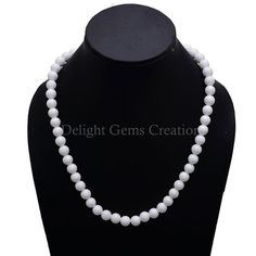 Product Details : Item Code : DGC080Gemstone Name :  WHITE CORALChain Style : BEADEDBeads Shape : SMOOTH ROUNDBeads Size : 8 MM ApproxLength : 18" Inch ApproxWeight : 255 Cts. ApproxCustomization : **Available**Please Feel Free To Contact If You Have Any Query. White 8mm Beads Jewelry As Gift, White Jewelry With 8mm Beads As Gift, White Jewelry With 8mm Beads For Gift, Classic White Jewelry With Polished Beads, White Polished Beads Round Jewelry, White Faceted Beads Round Jewelry, White Polished Round Beads Jewelry, White Faceted Beads Jewelry As Gift, White Faceted Beads Jewelry For Gifts