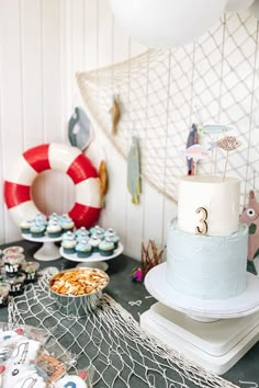 A FABULOUS Fishing Party Fish Second Birthday Party, Fish 2nd Birthday Party, Fish Themed 2nd Birthday Party, Birthday Party Food Ideas For Kids, Fish Birthday Party, Fishing Party Decorations, Fishing Theme Party