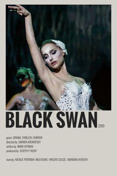 the poster for black swan shows two dancers