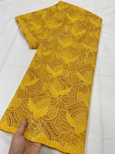 Check out this item in my Etsy shop https://www.etsy.com/listing/1266262241/high-end-african-cord-guipure-lace Elegant Party Lace Made Of Net, Yellow Party Dress With Lace Patchwork, Elegant Yellow Lace Dress, Gold Lace Dress For Ceremony, Yellow Lace Dress For Party, Yellow Lace Patchwork Dresses, Yellow Lace Dresses With Lace Patchwork, Fitted Yellow Lace Dress, Yellow Fitted Lace Dress