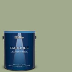 the behr marquee paint is light brown and has a green tint