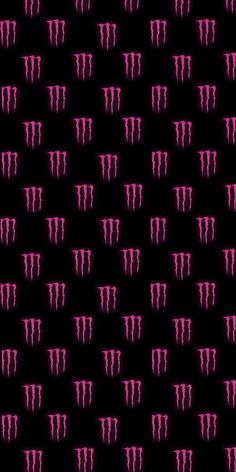 a black background with pink and red designs on the bottom half of it, which is very dark