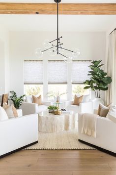 the living room is clean and ready for guests to use it as a focal point