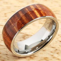 supper curly koa wood rings tungsten koa wood wedding bang – Makani Hawaii Jewelry & Watch Co. Koa Wood Rings, Wedding Bangs, Wood Wedding Rings, Koa Wood Ring, Hawaii Jewelry, Wood Wedding Band, It Will Happen, Ring Luxury, Koa Wood