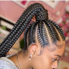 Goddess Braids Hairstyles, Hair Twist Styles, Cool Braid Hairstyles