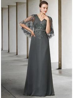 • Free Shipping. 10% OFF OVER $90+ CODE: BLFANS
 • Colors and Sizes are customizable. You can save it if you like.


 • SHOP NOW:

https://bldress.com/products/a-line-mother-of-the-bride-dress-elegant-v-neck-floor-length-chiffon-lace-half-sleeve-with-sash-ribbon-appliques Elegant Flowy Gray Dress, Dress Simple Elegant, Bride Dress Elegant, Bride Dress Simple, Dresses Quinceanera, Mob Dresses, Evening Dresses Cocktail, Mothers Dresses, Mother Of The Bride Dress