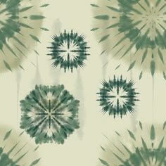 an abstract pattern with green and beige colors on a white background that is slightly blurry