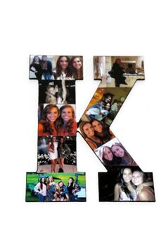 the letter k is made up of photos