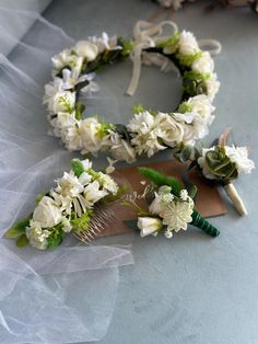 This wedding flower crown is the perfect boho-inspired hair accessory for brides and bridesmaids at a destination wedding. This beautifully crafted faux flower headpiece adds a touch of natural elegance, making it a stunning choice for any bridal look. Designed for adult women, this floral comb offers a charming blend of romantic and whimsical style, ideal for creating a dreamy, unforgettable wedding day. 🥀 Materials:  Artificial flowers, artificial greenery. 📐Dimensions: Boutonniere type A - Wedding Flower Headpiece, Destination Wedding Hair, Hair Accessories For Bride, Accessories For Bride, Flower Headpiece Wedding, Wedding Flower Crown, Boho Wedding Flowers, Floral Comb, Whimsical Style