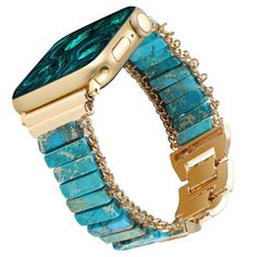 PRICES MAY VARY. Compatible Models:Our beautiful and unique imperial jasper stones in chakra color natural stone beaded bracelet wrap with handmade colored energy healing bead.This boho style wristband watch strap compatible with apple watch smartwatch band 40mm 38mm 41mm 45mm 44mm 42mm 49mm for women men.Native bohemian dressy straps replacement wristbands for iWatch Series 9 8 7 6 5 4 3 2 1 SE Ultra Ultra 2. Western Handmade Square Chakra Energy Beaded Watch Band:This cute western indian triba Adjustable Beaded Bohemian Watch Bands, Bohemian Adjustable Beaded Watch Bands, Bohemian Beaded Adjustable Watch Bands, Trendy Gold Beaded Watch Bands, Trendy Beaded Gold Apple Watch Band, Trendy Gold Beaded Apple Watch Band, Bohemian Beaded Watch Bands As Gift, Adjustable Gold Beaded Watch Bands, Bohemian Blue Apple Watch Band With Bracelet Strap