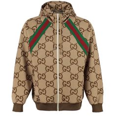 Brand New Gucci Clothes, Gucci Jacket, Gucci Design, Valentino Clothing, Guccio Gucci, Versace Shop, Jersey Jacket, Gucci Men, Casual Jacket