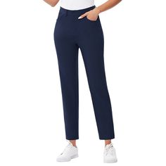 Elevate your game and style with KOJOOIN Women's Golf Pants, perfect for both the course and casual work environments. These lightweight, quick-dry pants are designed for ultimate comfort and functionality.

- Material: Lightweight, quick-drying fabric
- Features: Two front pockets with an additional hidden pocket, and two spacious back pockets
- Color: Versatile color options available
- Size: Available in various sizes
- Gender: Female
- Age Group: Adult

Ideal for storing essentials like keys Comfort Stretch Cropped Leg Pants For Workwear, Comfort Stretch Cropped Pants For Work, Comfort Stretch Ankle-length Pants With Pockets, Striped Pajama Pants, Golf Pants Women, Dickies Women, Quick Dry Pants, Womens Golf, Thermal Pants