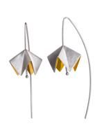 Anne Bader Urban Jewelry, Origami Jewelry, Contemporary Earrings, Jewelry Design Inspiration, Precious Metal Clay, Mixed Metal Jewelry