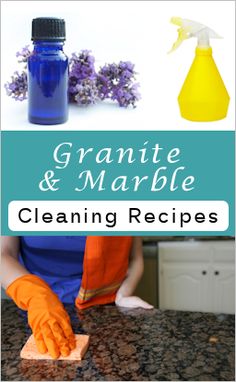 granite and marble cleaning recipes for the kitchen