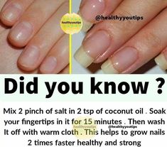 How To Keep Natural Nails Healthy, Gel Mani On Natural Nails, Best Nail Growth Products, Growing Nails Tips, Strong Nails How To Get, Natural Nail Growth, Grow Long Nails