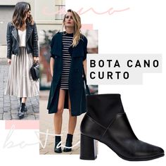 Guia De Calçados: Os Modelos Que Nunca Saem De Moda | Bota De Cano Curto - Blog Opte+ Super Cool, Polyvore Image, Polyvore