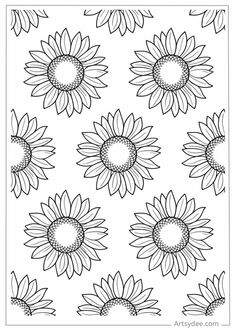 Craft with nature's beauty using these 14 Sunflower Templates! Whether you're scrapbooking, DIY-ing, or crafting with kids, these versatile templates offer endless creative possibilities. From paper crafts to home decor, these sunflower templates are perfect for adding a sunny touch to your projects. Let the vibrant spirit of sunflowers inspire your next creation! #sunflowertemplate #SunflowerCrafts #DIYTemplates #CraftingInspiration Sunflower Doodles, Printable Sunflower, Sunflower Template, Sunflower Stencil, Sunflower Printable, Sunflower Crafts, Small Sunflower, Stencils For Painting, Led Pencils