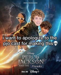 the poster for peter jackson's upcoming movie, i want to apoloize to the pio cast for making this