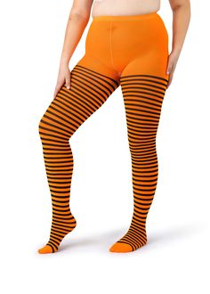 PRICES MAY VARY. BE BOLD. No matter what casual outfit or Halloween costume you add these striped stockings to, you'll look as animated and zany as the character you chose to be! Whether its to complete a witch or alice in wonderland costume, the bold colors will make you and your legs will be the talk of the party! TRULY TRUE Plus Size: We are committed to help the plus size women out there. Our nylon tights are truly plus size and cater to the largest of sizes. Find your size in our size chart Simple Science, Tights For Women, Plus Size Tights, Striped Stockings, Alice In Wonderland Costume, Wonderland Costumes, Striped Tights, Women's Costumes, 1 Or 2