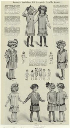 Victorian Children's Clothing, House Clothes, Mode Vintage