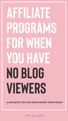 a pink poster with the words,'no blog views'and an image of a woman