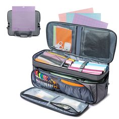 PRICES MAY VARY. Compatible with: This die cut machine carrying case can be used for cricut maker 3/maker/explore 3/explore air 2/silhouette cameo 4. Come with a dust cover to keep your machine clean Organizer and Storage: Tons of pockets providing enough space for your cricut accessories/tools/vinyl/maker bundle/cutting mats/blades/transfer tape/sticker paper Durable and Protective: This cricut case is made of durable polyester fiber, durable zipper, sturdy metal clips and loops. Suitable for w Cricut Carrying Case, Cricut Accessories, Cricut Maker 3, Silhouette Cameo 4, Cricut Explore Air 2, Embossing Machine, Die Cut Machines, Cricut Explore Air, Tote Storage