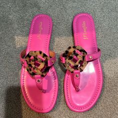 J. Mclaughlin Lucy Flipflops. Great Condition. Comes With Original Box. Spring Pink Sandals With Buckle Closure, Trendy Pink Sandals With Buckle Closure, Pink Flat Heel Flip Flops For Summer, Pink Flat Heel Flip Flops For Spring, Spring Pink Flat Heel Flip Flops, Pink Closed Toe Sandals With Buckle Closure, Pink Toe Post Sandals In Synthetic Material, Pink Toe Post Sandals In Synthetic, Pink Synthetic Toe Post Sandals