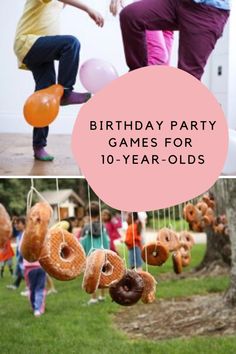 Our Favorite Birthday Party Games for 10-Year-Olds - Fun Party Pop Birthday Games For Family, Birthday Games For Girls Party, Games For Girls Party, 9 Year Girl Birthday Party Ideas, Kid’s Birthday Party Games, Outside Party Games For Kids, Kids Activities For Birthday Party, 8 Year Birthday Party Games, 10th Birthday Party Activities