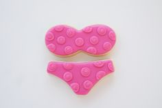 Bikini - Small (2 Cookies) #CookieCousins #DecoratedCookies #SugarCookies #CustomCookies #Cookies #Bikini #BikiniCookie