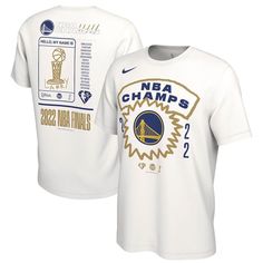 the golden state warriors'white 2013 nba basketball national champs t - shirt is shown