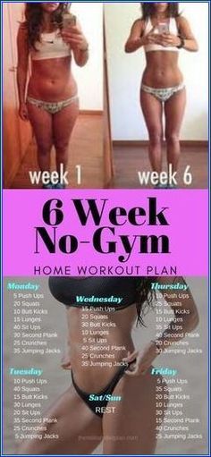 the six week no - gyn workout plan