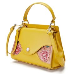 Unveil the epitome of elegance and artistry with our unique Rose Yellow Top Handle purses of rose collection. Meticulously handcrafted from soft leather, this tooled leather purse boasts intricate detailing and a vibrant yellow hue. Its distinctive design and impeccable craftsmanship make it a standout accessory. Elevate your style and make a bold fashion statement with this exquisite purse that effortlessly combines beauty and functionality. More Details 100% full-grain leather Interior: 1 zipp Elegant Yellow Shoulder Bag With Leather Lining, Yellow Top Handle Satchel With Handles, Modern Yellow Top Handle Satchel, Yellow Top Handle Shoulder Bag With Gold-tone Hardware, Luxury Yellow Bags With Leather Handles, Yellow Shoulder Bag With Gold-tone Hardware And Top Handle, Full Grain Leather Bag, Tooled Leather Purse, Hand Painted Roses