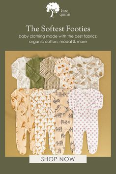 Elevate your baby's style with Kate Quinn's essential infant, baby and children's clothing, meticulously crafted from organic cotton, Lenzing modal, bamboo and more. Our soft, luxurious fabrics come in seasonal prints and versatile solid colors. Explore weekly collections featuring footies, bodysuits, dresses & more for boys and girls, alongside adorable everyday unisex outfits. Shop online at katequinn.com or visit our exclusive Kate Quinn Outlet near Seattle, WA ✨ #MyKateQuinn Adorable Baby, Baby Clothing, Bamboo