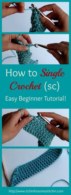 crochet how to single crochet so easy beginner