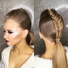 Latina Braids, Latin Ballroom Hairstyles, Ballroom Competition Hair, Latina Hair