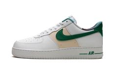 Nike Air Force 1 '07 LV8 EMB DM0109 100 Nike Air Force 1 07, Stadium Goods, Nike Air Force 1, Leather Fabric, Air Force 1, Tennis Shoes, Nike Air Force, Black Shoes, Air Force