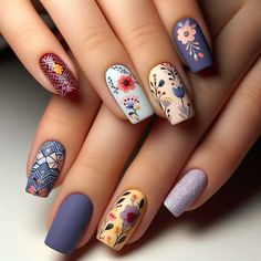 Click and learn how to generate nails designs like this using ai Nails Set, Latest Nail Art, Nail Swag, Beautiful Nail Designs